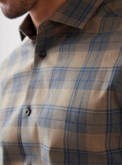 Desert Bison Grid Shirt