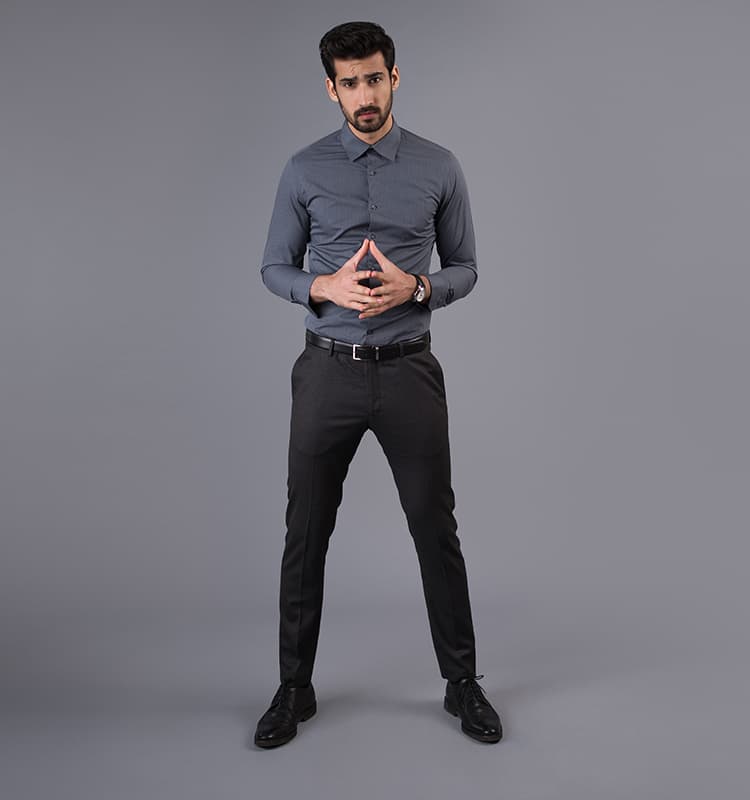Andamen Charcoal Check Shirt