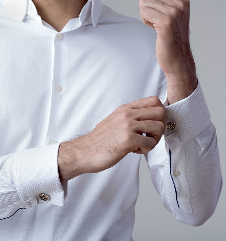 men's french cuff dress shirts Andamen The Essential French Cuff Shirt